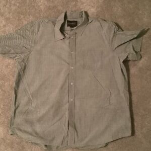 Eddie Bauer - Men's Green Checkered Shirt